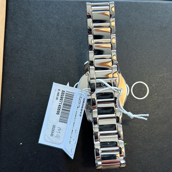 Movado Diamond Watch With 34mm White Face & Silver Bracelet main image 6